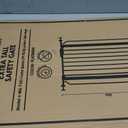 Regalo Safety 36 Extra Tall Baby Gate for Doorways & Bottom of Stairs, Pressure Mounted Baby Gate with Door for Babies, Toddlers & Pets, Tested & Safe, American Designed and Owned, Platinum