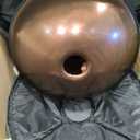 Handpan Steel Drum Instrument 440Hz 10 Notes in D Minor 22inches Handmade, Percussion Instrument