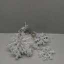 LED Curtain Lights,13ft/4M 96 LED Snowflake Curtain String Lights Plug-in Window Curtain Lights with 8 Modes Decoration for Christmas, Wedding, Party,Wall, Home Decorations (Warm White)