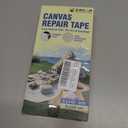 2 x Canvas Repair Tape, 3.2 x 63 Inch Waterproof Heavy Duty Fabric Tape for Furniture, Self Adhesive Canvas Repair Patches for Boat Covers, Sofas, Tents, Louge Chairs, Canopy, Awning Black