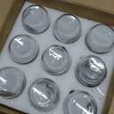 18 Pack Mason Jars, 16oz & 8oz Mason jars with Airtight Lids, Glass Canning Jars for Preserving, Jam, Kitchen Storage,Fermenting, Pickling, Freezing (9 x16 oz + 9 x 8oz)