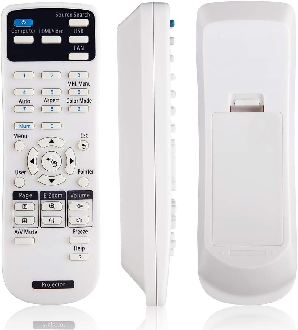Projector Remote Control for Epson Projectors Home Cinema EB EMP EX VS H BrightLink Powerlite Series