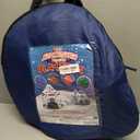 JOYIN White Rocket Ship Pop up Play Tent with Tunnel and Playhouse Kids Indoor Outdoor Spaceship Tent Set