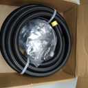 3/8 6AN 20FT,-6 Nylon Stainless Steel Braided Fuel Line Oil/Gas/Fuel Hose End Fitting adapter with 12 pcs Swivel Fittings