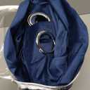 ANRODUO Navy Blue Velvet Curtains 108 Inches Long Blackout Thermal Insulated Soundproof Curtain Privacy Room Darkening Curtains Pinch Pleat Window Drapes for Bedroom Living Room Set of 2