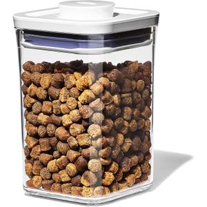 OXO Good Grips Pet POP  1.1 Qt/1 L | Ideal for up to 1lb of treats | Airtight Dog and Cat Food Storage Container | BPA Free