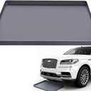 Oil Drip Mat for Under Car, 34x22in Silicone Oil Spill Mats for Garage Floor, No Splatter Non-Slip Oil Catch Pan Driveway Oil Drip Tray,Easy to Clean-Grey