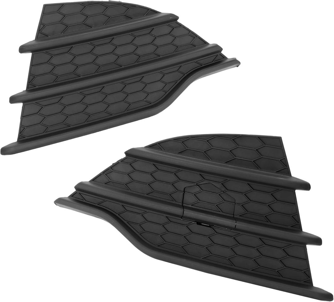 HECASA Front Fog Light Hole Cover Set Compatible with 2013-2016 Ford Escape Replacement for CJ5Z17E810AA CJ5Z17E811AA FO1039124 FO1038124 Bumper Grille Insert Driver & Passenger Side