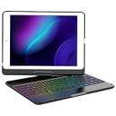 MMK iPad Keyboard Case 9.7 for New iPad 2018 (6th Gen) - iPad Pro 2017 (5th Gen) - iPad Air 2/ Air -Detachable Wireless Bluetooth Keyboard - Magnetic Auto Sleep/Wake (Purple)