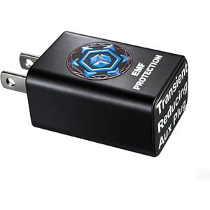 EMP & EMF Shield for Home (Gen 2) | Compact EMF Blocker & Harmonizer | Whole House Electromagnetic Protection Device | 2000 Sq Ft Coverage | Plug-in for Outlet, Inverter, Generator (Black)