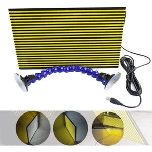 LadyRosian LED Paintless Dent Repair Tool Double Panel Strip Line Board Lamp Reflection Borde 5v USB lamp Board