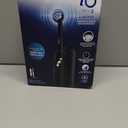 Oral-B iO Simple Clean Rechargeable Electric Powered Toothbrush, Night Black with 1 Gentle Care Brush Head and 1 Black Travel Case - Automatic Pressure Sensor to Protect Gums - 3 Modes - 2 Min Timer