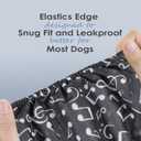 wegreeco Washable Male Dog Belly Band (Stylish Pattern)- Pack of 3 - Washable Male Dog Belly Wrap, Dog Diapers Male (Cool Design, Medium)