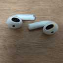 Apple AirPods 4 Wireless Earbuds, Bluetooth Headphones, Personalized Spatial Audio, Sweat and Water Resistant, USB-C Charging Case, H2 Chip, Up to 30 Hours of Battery Life, Effortless Setup for iPhone