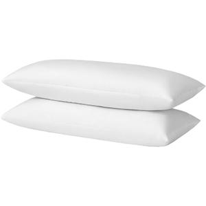 basic home 14x36 Pillow Insert Long Lumbar Pillow Insert for Bed 4 Pack, 14 x 36 Decorative Body Pillow Feather and Down Throw Pillow Inserts for Living Room Couch Bed Sofa