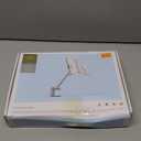 PATIKIL Book Stand for Reading, Metal Reading Rest Book Holder with Page Clips, Height Angle Adjustable, 360 Rotating Arm Suitable for Sheet Music, Laptop