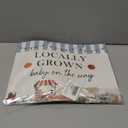 Hzbcxs Locally Grown Baby on The Way Decal - Fruit and Vegetables Farmers Market Baby Shower Decorations - Pregnancy Announcement Party Decorations Brown & Green