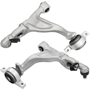Front Left & Right Lower Control Arms with Ball Joints for Infiniti M35 M45 RWD 2006-2010 Front Driver & Passenger Lower Control Arm Kit Replace# 54501-EG01C 54500-EG01C 54501EG01B 54500EG01B