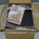 HAIXIN Shoe Organizer Rack for Small Spaces 5 Tier Plastic Vertical Narrow Shelves for Closet Black Shoe Holder, Stand for Entryway Storage Boots Organizer Stackable Cabinet