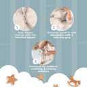 Sleeveless Soft Baby & Toddler Sleeping Sack, Breathable with Adjustable Feet Cuffs & Anti-Slip Grip