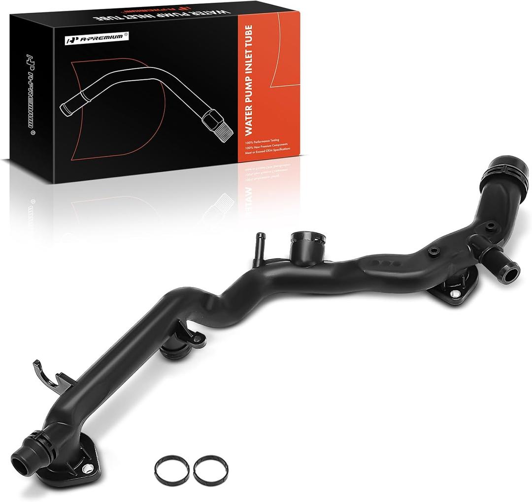A-Premium Engine Water Coolant Hose Pipe Compatible with Audi Q7 2011-2015, S4 2010-2012, S5 2010-2011, 3.0L
