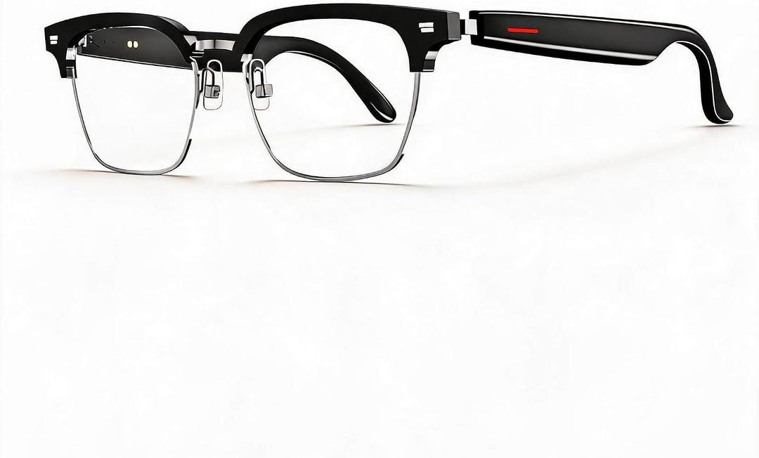 AI Smart Translation Glasses,Real-Time Multi-Language Translation Built-in Mic & Speaker Anti Blue Light Lenses,Video Translation Travel Friendly Lightweight Design 1-Year Software Trial