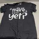 Are We There Yet Funny Road Trip Family Adventure Vacation T-Shirt (Black, S)