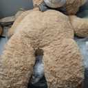 MaoGoLan Giant Teddy Bear 4 Feet,Adorable and Cuddly Big Bear Stuffed Animal 47", Classic Teddy Bear Plush Gift Decoration for Baby Shower,Party,Birthday,Valentines Day,Tan (Brown)