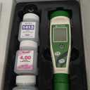 Hydroponic pH EC Meter, Water pH TDS PPM Meter with Simultaneous Display for Reservoir Nutrient Solution, pH EC Meter for Water Hydroponic DWC System Setup, Measure Conductivity for Aquaponics