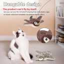 Cat Toys, Flapping Bird Cat Toy(No Flying), Interactive Catnip Toy with Catnip Bags, Chirping Noise Enrichment Moving Wings Dog Cat Kitten Toys, Flappy Flying Pets Toy for Indoor(Oriole) (B2-2Pack)