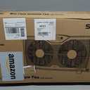 shinic Twin Window Fan with 9-Inch Blades Reversible Airflow, 3 Speeds, Thermostat Control, Fits 23.8"-37" Windows, Window Exchaust Fans for Home Bedroom, ETL Certified, 23.8"W x 4.0"D x 12.2"H