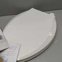 KOHLER CACHET Nightlight Soft Close Toilet Seat Elongated, ReadyLatch, Grip-Tight Hardware, White