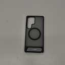 TORRAS Strong Magnetic & Seamless Stand for Samsung Galaxy S25 Ultra Case, Fit for MagSafe, Mil-Grade Drop Protection, Kickstand for Samsung Galaxy S25 Ultra Case, Translucent Back/Black Edge