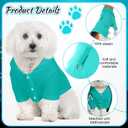Huhumy Dog Doctor Costume Cat Surgeon Nurse Costumes Pet Doctor Clothes with Stethoscope Puppy Cosplay Party Apparel Outfits for Dogs Cats Dress Up Holiday Uniform Cosplay Halloween(Green, M)