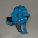 SlowTon No Pull Dog Harness - Lightweight Escape Proof Dog Harness with Handle, Adjustable Reflective Dog Vest Harness for Small Medium Large Dogs Easy Walking, Training, Hiking (Blue,M)