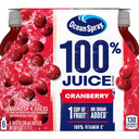 Ocean Spray 100% Juice, Cranberry Juice, 10 Ounce Bottle (Pack of 6), BBD 03/21/26