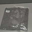 2 x Womens Cap Sleeve T Shirts V Neck Casual Tops Oversized T-Shirt Summer Trendy Lightweight Loose Fit Basic Tees (Gray, S)