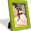 3 x Renditions Gallery 5x7 inch Picture Frame Avocado Wood Grain Frame, High-end Modern Style, Made of Cream Colored Solid Wood and High Definition Glass for Wall and Tabletop Photo Display