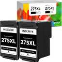 275XL Black Ink Cartridge Remanufactured Replacement for Canon 275XL 275 PG-275 XL PG275 Work with TS3500 TS3520 TS3522 TS3720 TS3722 TR4720 TR4700 TR4722 Printers (2 Pack)