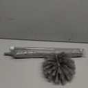 Cobweb Duster with Extension Pole, Spider Web Brush & Ceiling Cleaning Kit, 100" Microfiber Feather Duster Cleaner with Washable Head for Ceiling Fan, Furniture, Home