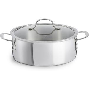 Calphalon Tri-Ply Stainless Steel Cookware, Dutch Oven, 5-quart