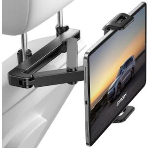 JOYROOM Tablet iPad Holder for Car Headrest, [Triangle Structure] iPad Car Mount Backseat, Road Trip Essentials for Kids, Tablet Car Mount for iPad Pro, Air, Mini, Galaxy, Switch, 4.7-13" Device