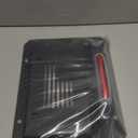 Spare Tire Delete License Plate Holder with LED Brake Light, Fits for 2007-2018 Jeep Wrangler JK JKU, Carbon Steel with E-Coating & Powder-Coated Finish, USA Flag Relocation Bracket Kit