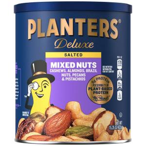 Planters Deluxe Sea Salt Mixed Nuts - 15.25oz Best Before April 27, 2027