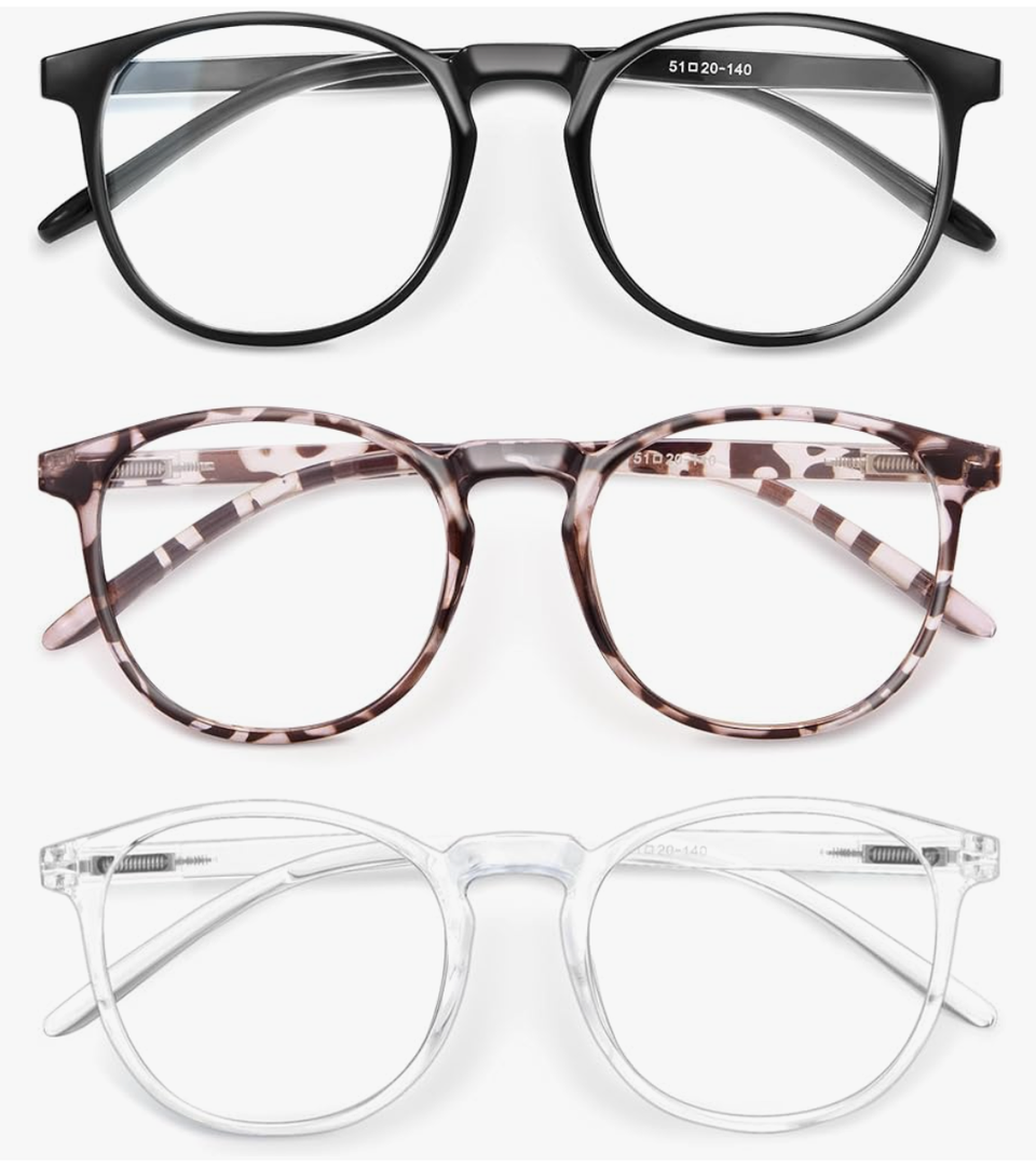 IBOANN Iconic Blue Light Glasses for Woman - Computer Glasses 99% Blue Light Blocking - Anti Eyestrain & UV Glare Protection IBOANN Iconic Blue Light Glasses for Woman - Computer Glasses 99% Blue Light Blocking - Anti Eyestrain & UV Glare Protection