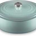 Le Creuset Enameled Cast Iron Signature Oval Dutch Oven, 8 qt., Sea Salt