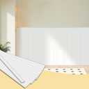 Premade Board-and-Batten Wainscoting Kit - Ready to Assemble Cover 118" x 39.4", Paintable Panel Molding Trim Slats for Accent Wall