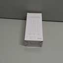 Battery Operated Flameless Taper Candles with Two Remote Timer, 6.4" LED 3D-Wick Window Candles, Flickering Long-Lasting Warm Light Electric Pack of 6 Flameless Candlesticks (0.78" Dia,Ivory)