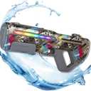 EMERBU Electric Squirt Water Gun Nova of EMERBU Aqua Series - LED Light - 7.4V High Power - AutomaticManual Modes - Automatic Water Absorption - High Speed - Long Range - High-Capacity