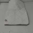 OLANLY Memory Foam Bath Mat 40x32, Ultra Soft and Absorbent Bathroom Rugs, Machine Washable, Comfortable Bath Carpet for Bathroom Floor, Tub and Shower, White